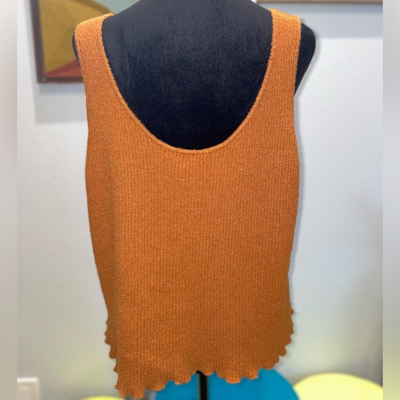 Madewell | Size XL | Sweater Tank | Mustard | Kingston | Button Up | Cropped - Picture 3 of 10
